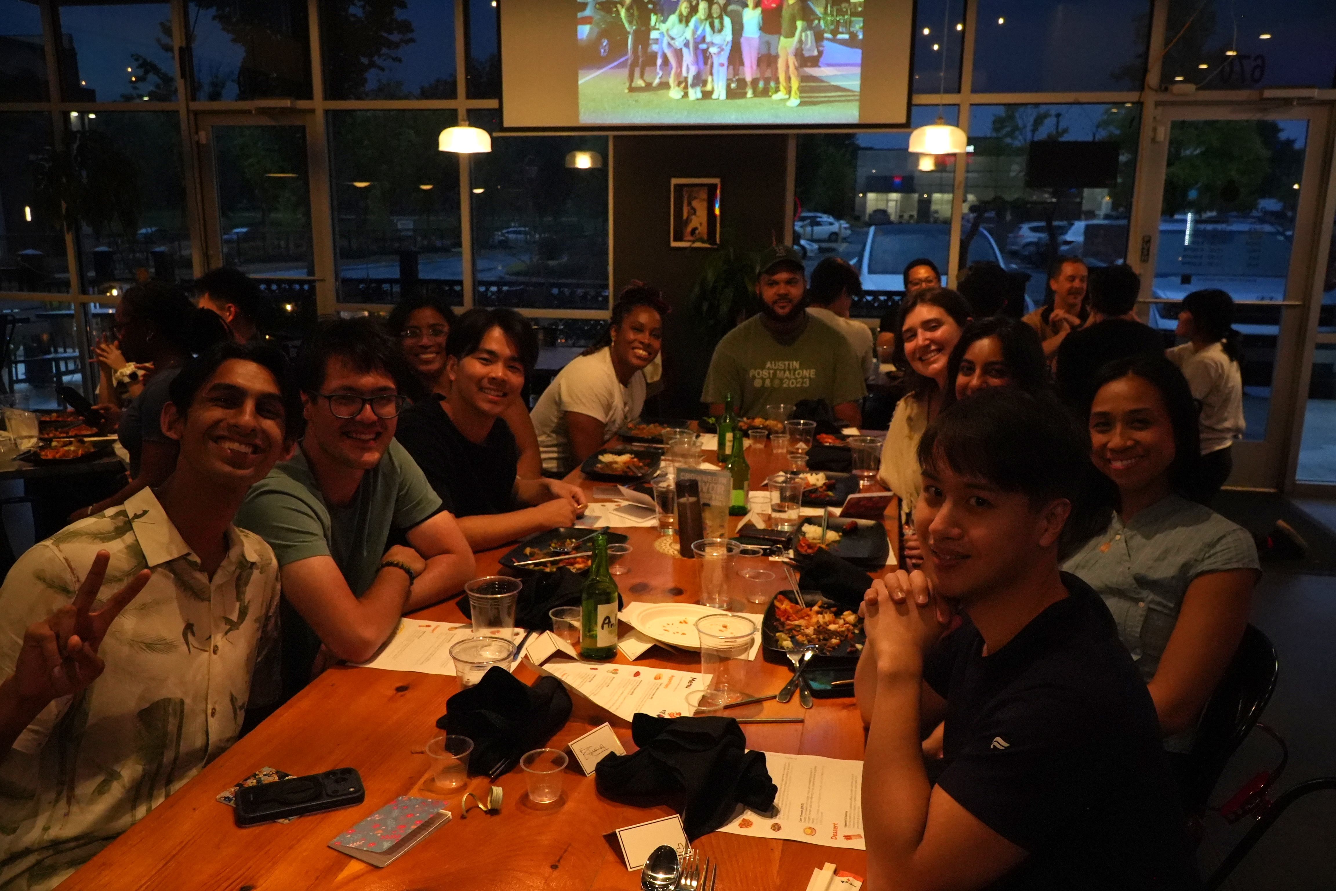 Tiger Club members at Bite of Korea